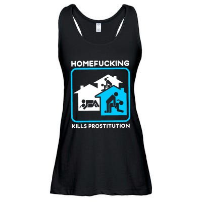Homefucking Kills Prostitution Ladies Essential Flowy Tank