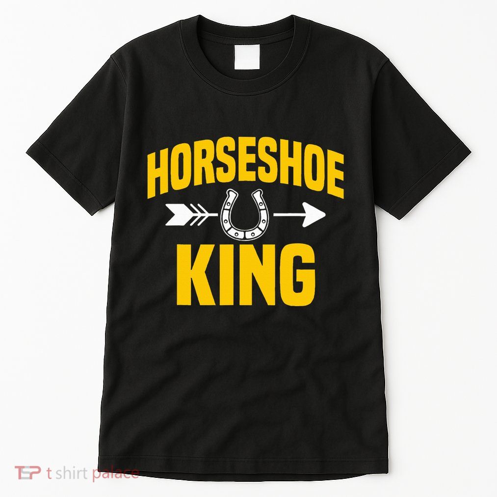 Horseshoe King Pitching Horse Lover Ferrier Tall T-Shirt