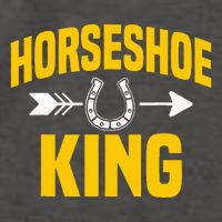 Horseshoe King Pitching Horse Lover Ferrier Vector Backpack