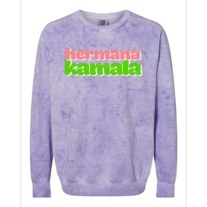 Hermana Kamala Pearlie Girlie Billionisa Boutique Colorblast Crewneck Sweatshirt