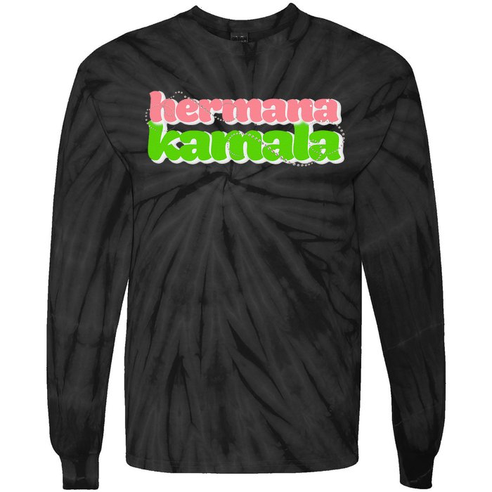 Hermana Kamala Pearlie Girlie Billionisa Boutique Tie-Dye Long Sleeve Shirt