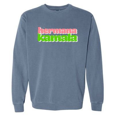 Hermana Kamala Pearlie Girlie Billionisa Boutique Garment-Dyed Sweatshirt