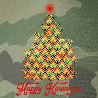 Happy Kwanzaa Pattern Christmas Tree Legacy Tie Dye Trucker Hat
