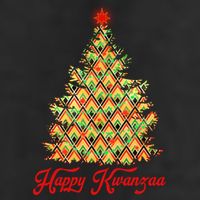 Happy Kwanzaa Pattern Christmas Tree Cool Comfort Performance Bucket Hat