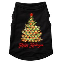 Happy Kwanzaa Pattern Christmas Tree Doggie Tank