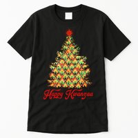Happy Kwanzaa Pattern Christmas Tree Tall T-Shirt