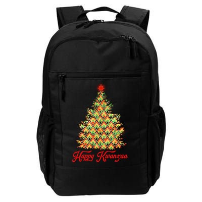 Happy Kwanzaa Pattern Christmas Tree Backpack