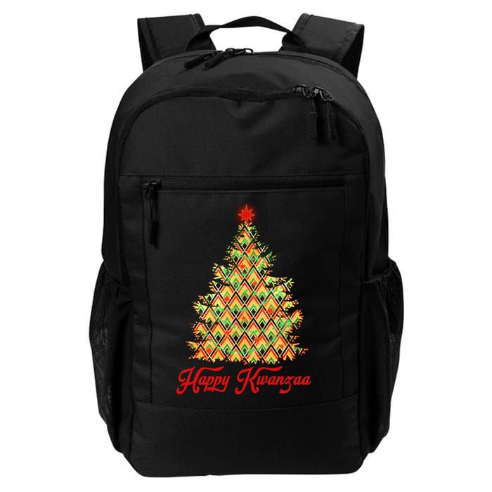 Happy Kwanzaa Pattern Christmas Tree Backpack