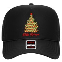 Happy Kwanzaa Pattern Christmas Tree Hat