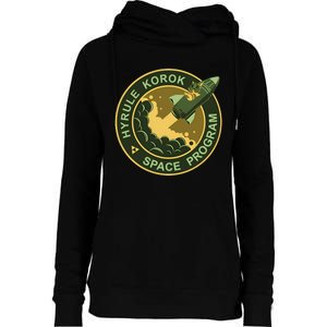 Hyrule Korok Space Program Breath Of The Wild Link The Legend Flora Of Hyrule Womens Funnel Neck Pullover Hood