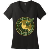 Hyrule Korok Space Program Breath Of The Wild Link The Legend Flora Of Hyrule Women's V-Neck T-Shirt