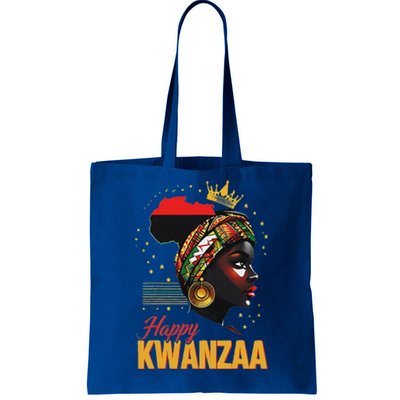 Happy Kwanzaa Seven Principles Of Kwanzaa Tote Bag