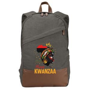 Happy Kwanzaa Seven Principles Of Kwanzaa Cotton Canvas Backpack