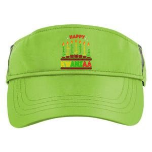 Happy Kwanzaa Seven Principles Of Kwanzaa Adult Drive Performance Visor