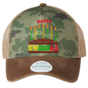 Happy Kwanzaa Seven Principles Of Kwanzaa Legacy Tie Dye Trucker Hat