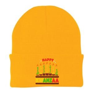 Happy Kwanzaa Seven Principles Of Kwanzaa Knit Cap Winter Beanie