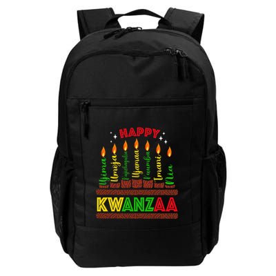 Happy Kwanzaa Seven Principles Of Kwanzaa Daily Commute Backpack