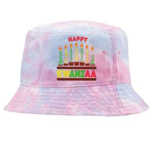 Happy Kwanzaa Seven Principles Of Kwanzaa Tie-Dyed Bucket Hat