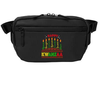 Happy Kwanzaa Seven Principles Of Kwanzaa Crossbody Pack