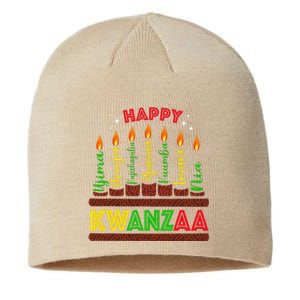 Happy Kwanzaa Seven Principles Of Kwanzaa Sustainable Beanie