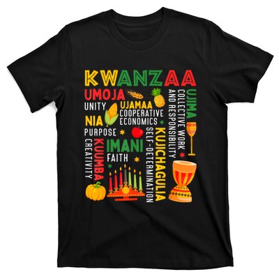 Happy Kwanzaa Seven Principles Of Kwanzaa T-Shirt