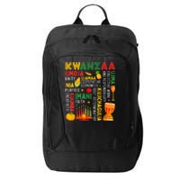 Happy Kwanzaa Seven Principles Of Kwanzaa City Backpack