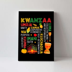 Happy Kwanzaa Seven Principles Of Kwanzaa Canvas