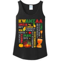 Happy Kwanzaa Seven Principles Of Kwanzaa Ladies Essential Tank