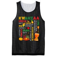 Happy Kwanzaa Seven Principles Of Kwanzaa Mesh Reversible Basketball Jersey Tank