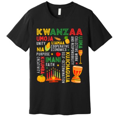 Happy Kwanzaa Seven Principles Of Kwanzaa Premium T-Shirt