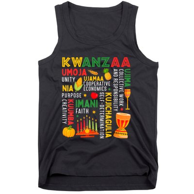 Happy Kwanzaa Seven Principles Of Kwanzaa Tank Top