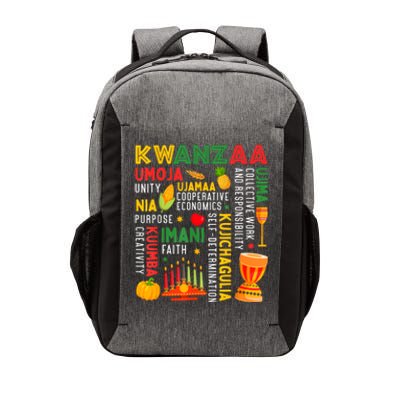 Happy Kwanzaa Seven Principles Of Kwanzaa Vector Backpack