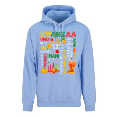 Happy Kwanzaa Seven Principles Of Kwanzaa Unisex Surf Hoodie