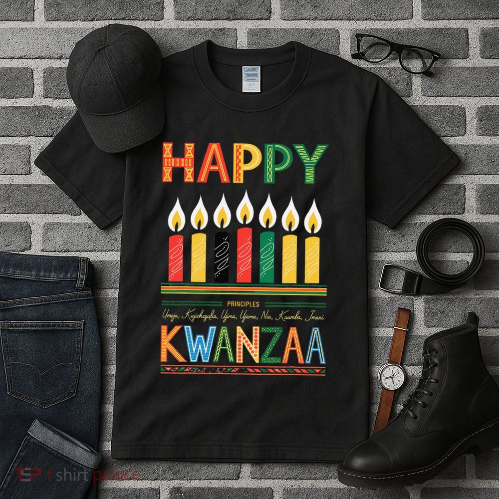 Happy Kwanzaa Seven Principles Of Kwanzaa Tall T-Shirt