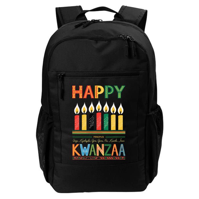 Happy Kwanzaa Seven Principles Of Kwanzaa Backpack