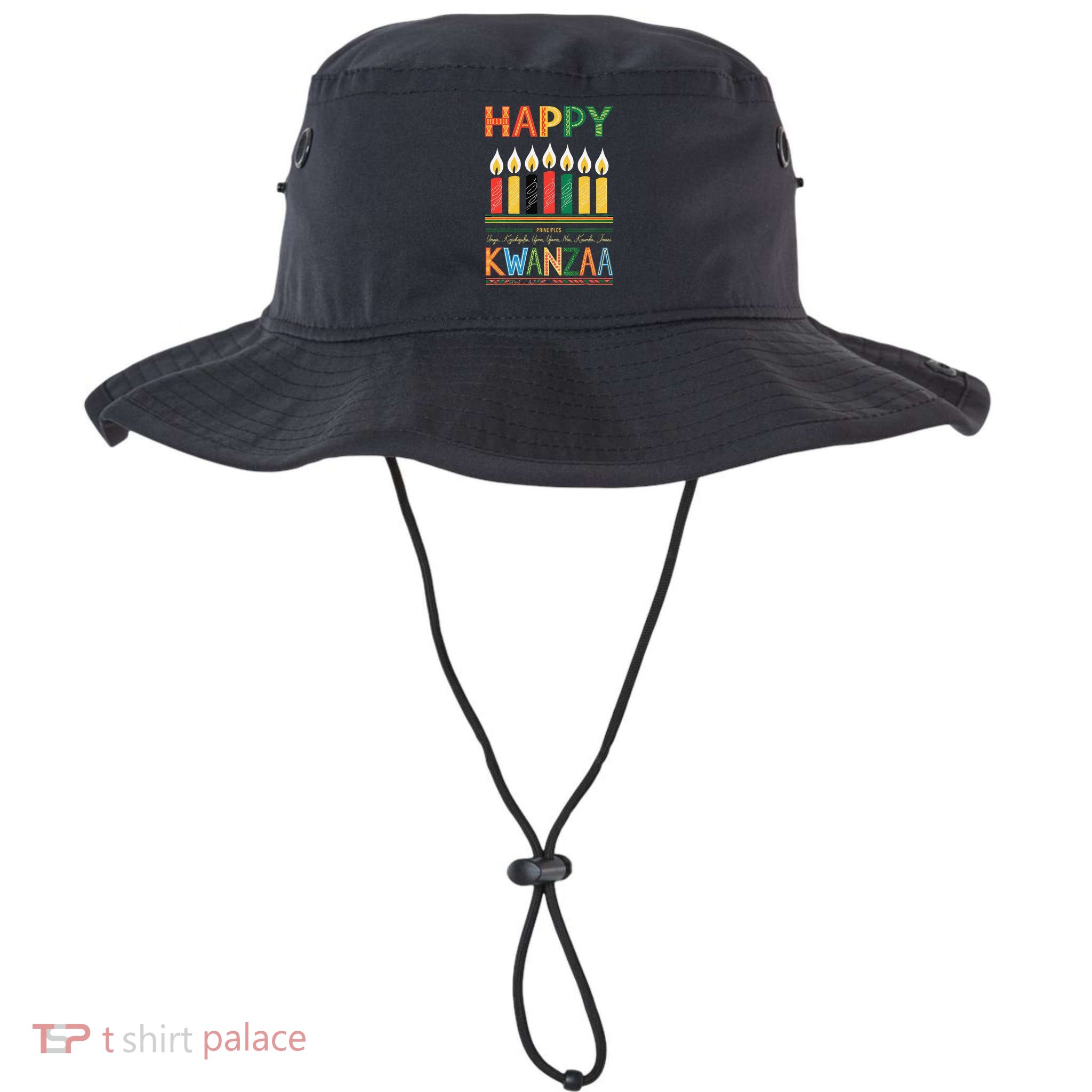 Happy Kwanzaa Seven Principles Of Kwanzaa Bucket Hat