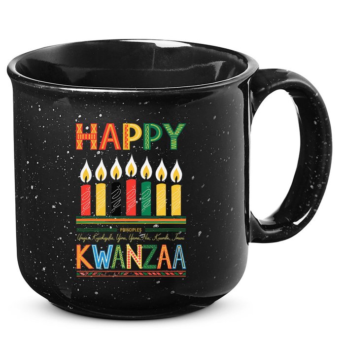 Happy Kwanzaa Seven Principles Of Kwanzaa 15oz Campfire Ceramic Mug