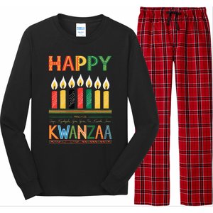 Happy Kwanzaa Seven Principles Of Kwanzaa Long Sleeve Pajama Set