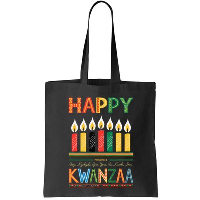 Happy Kwanzaa Seven Principles Of Kwanzaa Bag