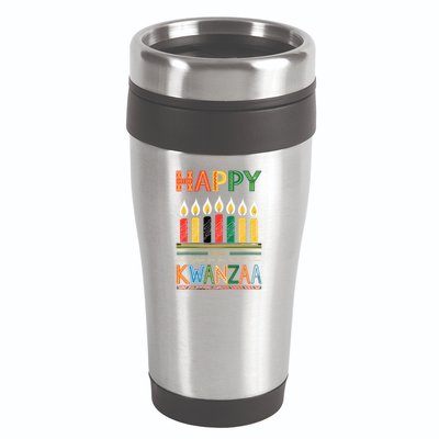 Happy Kwanzaa Seven Principles Of Kwanzaa 16oz Travel Tumbler
