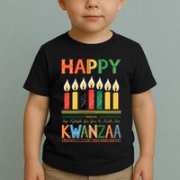 Happy Kwanzaa Seven Principles Of Kwanzaa Toddler T-Shirt