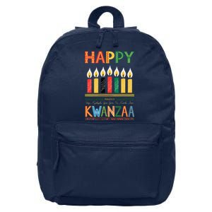 Happy Kwanzaa Seven Principles Of Kwanzaa 16 in Basic Backpack