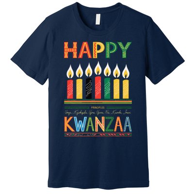 Happy Kwanzaa Seven Principles Of Kwanzaa Premium T-Shirt