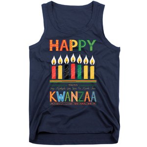 Happy Kwanzaa Seven Principles Of Kwanzaa Tank Top