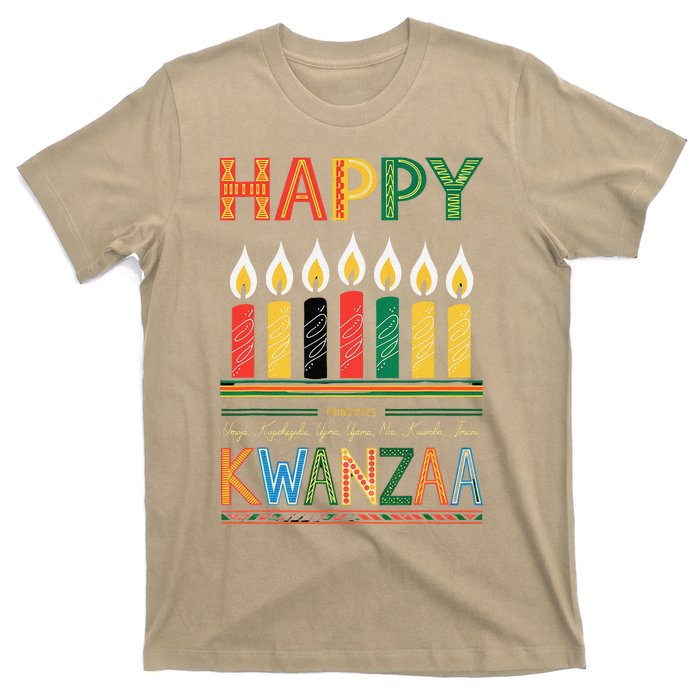 Happy Kwanzaa Seven Principles Of Kwanzaa T-Shirt