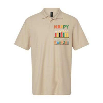 Happy Kwanzaa Seven Principles Of Kwanzaa Softstyle Adult Sport Polo