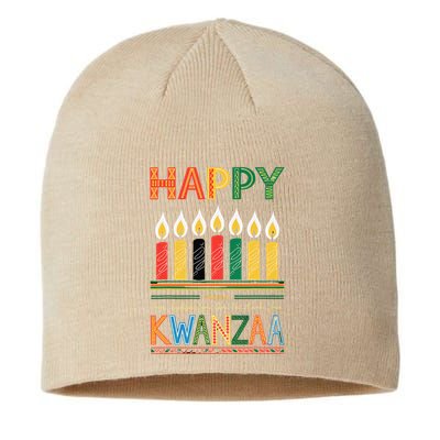 Happy Kwanzaa Seven Principles Of Kwanzaa Sustainable Beanie