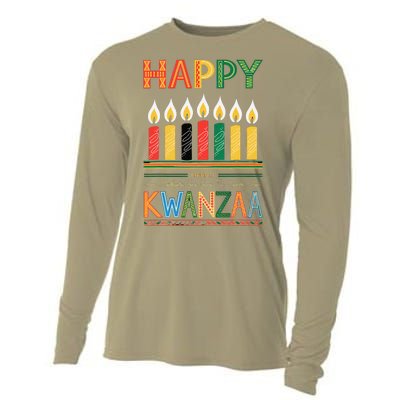 Happy Kwanzaa Seven Principles Of Kwanzaa Cooling Performance Long Sleeve Crew