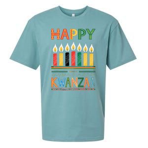 Happy Kwanzaa Seven Principles Of Kwanzaa Sueded Cloud Jersey T-Shirt