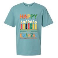 Happy Kwanzaa Seven Principles Of Kwanzaa Sueded Cloud Jersey T-Shirt